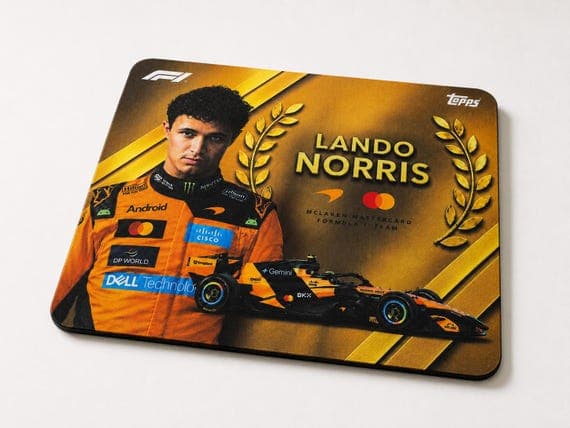 Lando Norris McLaren F1 Racing Mouse Mat
