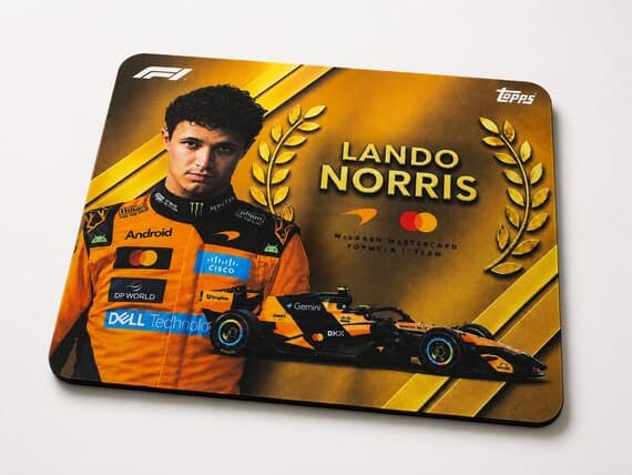 Lando Norris McLaren F1 Racing Mouse Mat