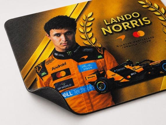 Lando Norris McLaren F1 Racing Mouse Mat