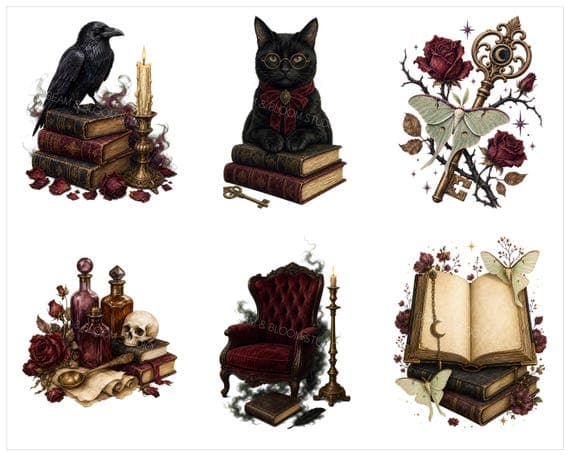 Haunted Library PNG Clipart
