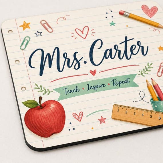 Personalised Teacher Mouse Mat