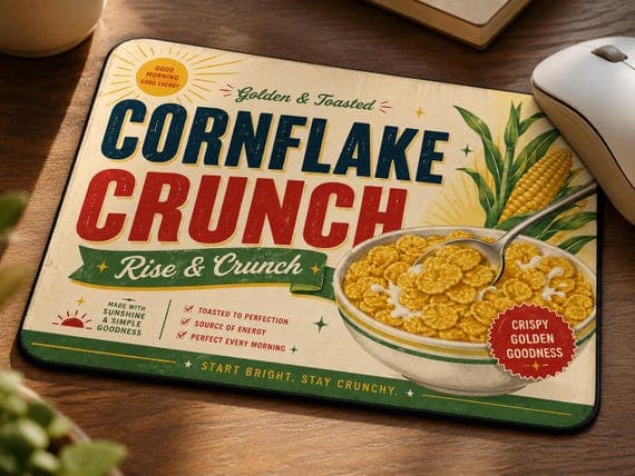 Cornflake Crunch Mouse Mat