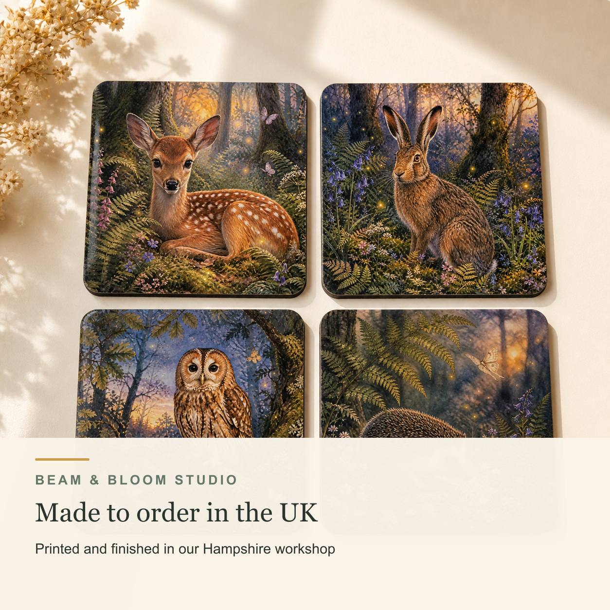 Twilight Wildwood coaster set made to order in the UK